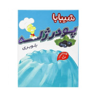 پودر ژله با طعم بلوبری شیبابا